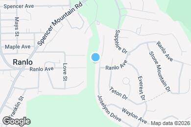 Map image of the property - 1005 Joselynn Drive