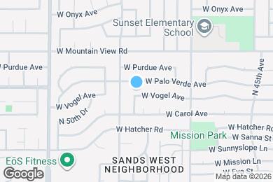 Map image of the property - 4840 W Vogel Ave