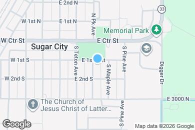 Map image of the property - 105 S Park Ave