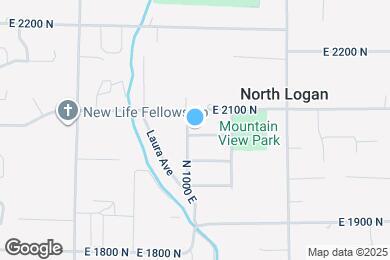 Map image of the property - 1015 E 2050 N