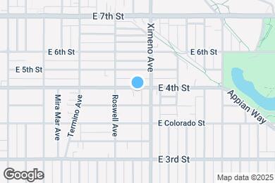 Map image of the property - 4308 E 4th St