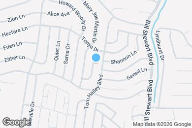 Map image of the property - 1021 Tammy Sue Ln