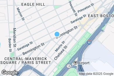 Map image of the property - 163 Bennington St