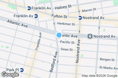 Map image of the property - Bedford Avenue