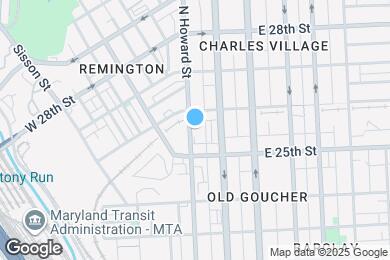 Map image of the property - 2539 N Howard St