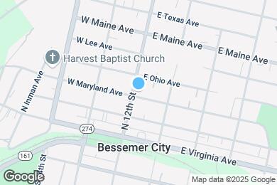 Map image of the property - 103 E Maryland Ave