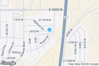 Map image of the property - 196 Aparicio Dr