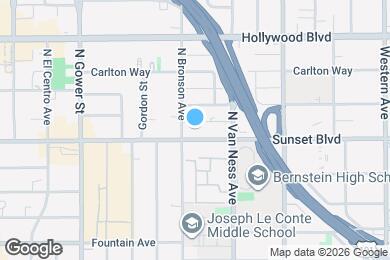Map image of the property - 5849 Sunset Blvd