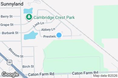 Map image of the property - 21407 Prestwick Dr