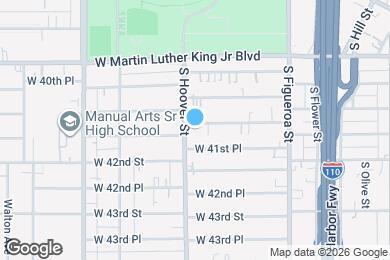 Map image of the property - 722 1/2 W 41st Dr