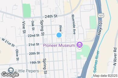 Map image of the property - 2121 Pine St