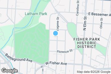 Map image of the property - 915 N Eugene St