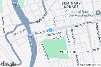 Map image of the property - 422 Watkins St