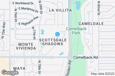 Map image of the property - 7950 E Camelback Rd