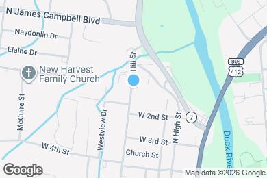 Map image of the property - 208 Hill St