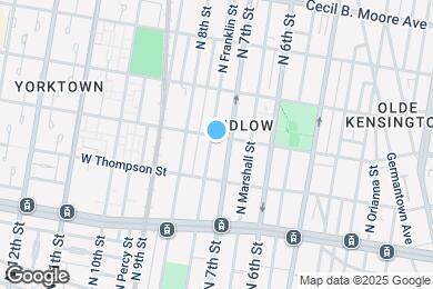 Map image of the property - 1337 N Franklin St