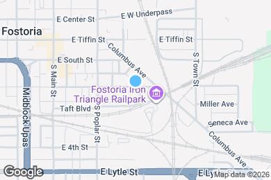 Map image of the property - 261 E Crocker St