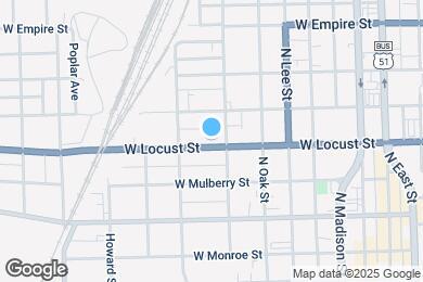 Map image of the property - 705 W Locust St