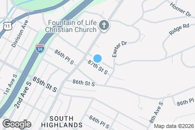 Map image of the property - 425 87th St S