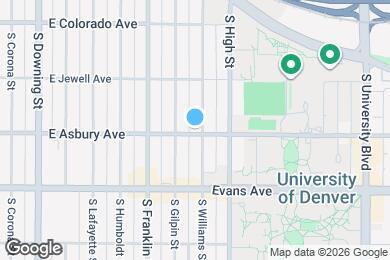 Map image of the property - 1995 S Williams St