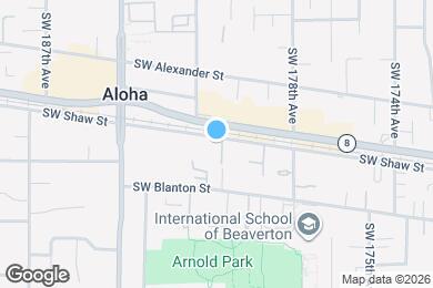 Map image of the property - 18100 SW Shaw St