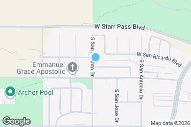 Map image of the property - 1754 W Pueblo Vista Blvd