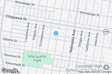 Map image of the property - 3855 Minnesota Ave