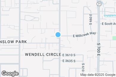 Map image of the property - 3524 S 500 E