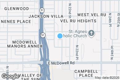 Map image of the property - 1822 N 21st Pl