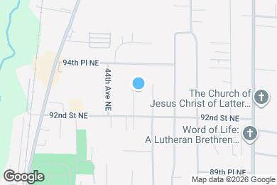 Map image of the property - 9309 45th Dr NE