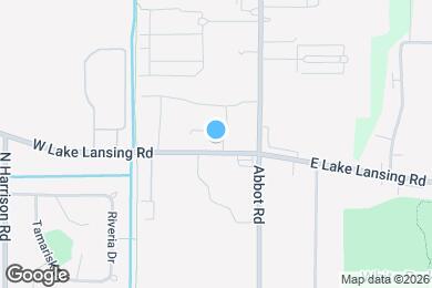 Map image of the property - 180 W Lake Lansing Rd