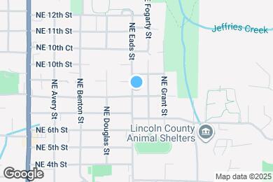 Map image of the property - 517 NE 8th St
