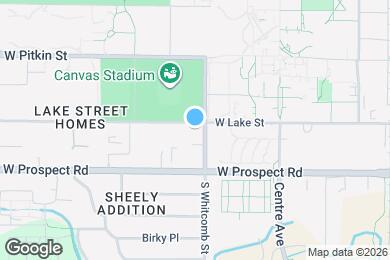 Map image of the property - 605 W Lake St