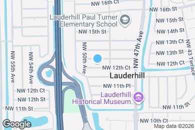 Map image of the property - 4941 NW 12th Ct