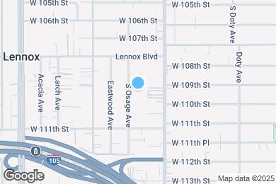 Map image of the property - 10924 S Osage Ave