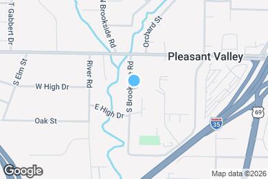 Map image of the property - 6713 S Brookside Rd
