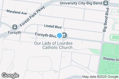 Map image of the property - 7208 Forsyth Blvd