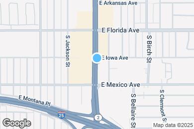 Map image of the property - 1620 Colorado Blvd