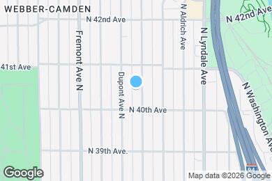 Map image of the property - 4021 N Colfax Ave