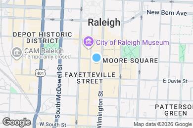 Map image of the property - 301 Fayetteville St