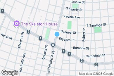 Map image of the property - 1633 Jefferson Ave