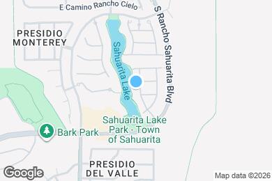 Map image of the property - 15360 S Camino Agua Azul