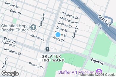 Map image of the property - 3601 Anita St