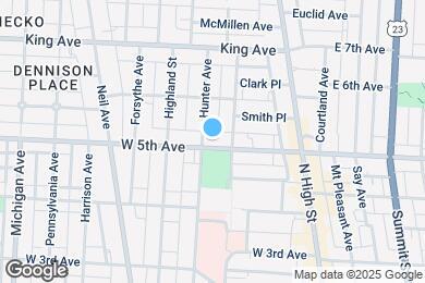 Map image of the property - 120 W 5th Ave