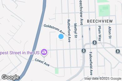 Map image of the property - 1522 Belasco Ave