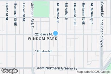 Map image of the property - 1944 Garfield St NE