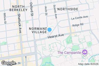 Map image of the property - The Berk on Arch