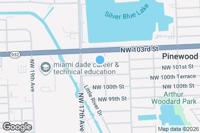 Map image of the property - 1518 NW 102nd St