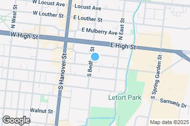Map image of the property - 109 E Pomfret St