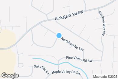Map image of the property - 631 Shannon Green Cir SW